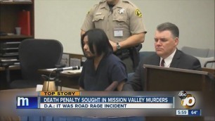 'Death penalty sought in Mission Valley murders'