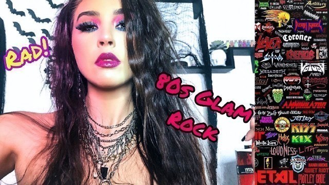 '80s GLAM ROCK | Decades Makeup Series'