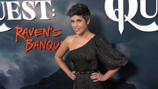 'Ashly Burch “Mythic Quest: Raven’s Banquet” Premiere Red Carpet Fashion in 4K'