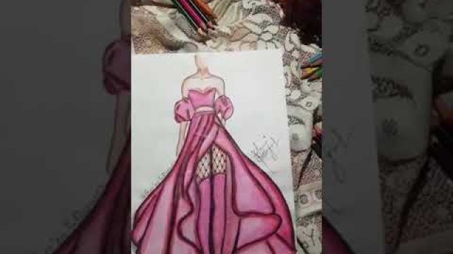 'LATEST FASHION SKETCH !#FASHIONINFLUENCER #MANSISEHGAL'