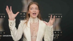 'Gigi Hadid at Rihanna\'s Savage X Fenty Show 2021 | Interview'