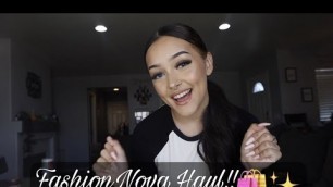 'Huge Fall Try On & Review FT Fashion Nova!