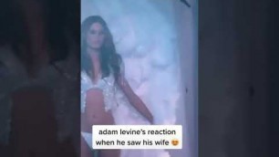 'When Adam Levine saw his wife...'