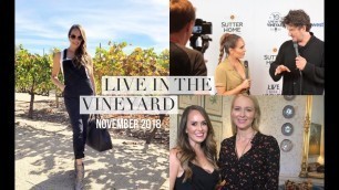 'Live In The Vineyard November 2018| Interviewing Jewel| Fashion, Music & Embarrassing Moments'