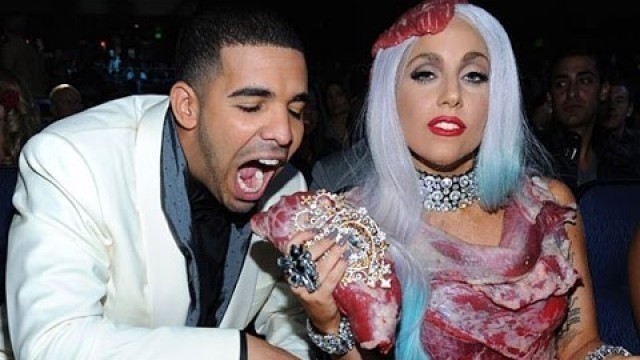 'The Meat Dress - Lady Gaga 2015'