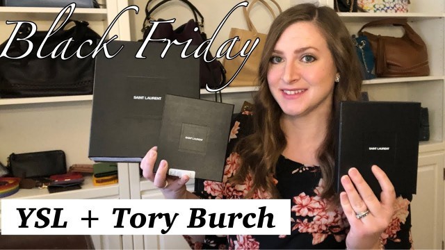 '*BLACK FRIDAY SHOPPING* Haul Video #2! Tory Burch + YSL'