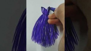 'Fashion illustration sketch pen♥️#short creative fashion illustration ideas'