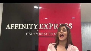 'Kritya Karda  fashion Model- at Affinity Express Madhapur for hair spa'