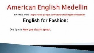 'American English Medellin - 2 Tips for Fashion for English'