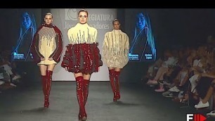 'JOVENES CREADORES COLEGIATURA - Mariana Zapata SS 2018 COLOMBIAMODA 2017 - Fashion Channel'