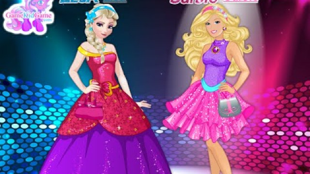 'Elsa vs Barbie Fashion Contest - Juegos de Vestir - kids games'