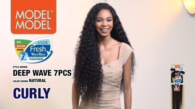 'MODEL MODEL Nude Fresh W&W Deep Wave Curl 7PCS'