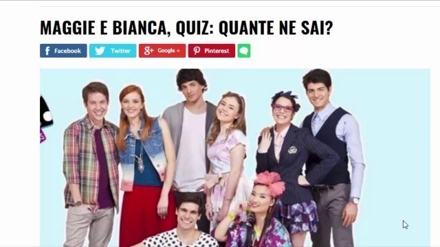 'Maggie e Bianca - Quanto ne sai della nuova serie ? [Quiz Test]'