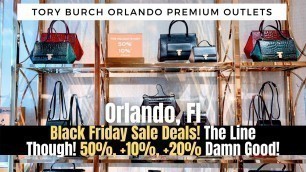 'TORY BURCH OUTLET! Orlando Black Friday Sale Deals Orlando Vineland Premium Outlets #toryburchoutlet'