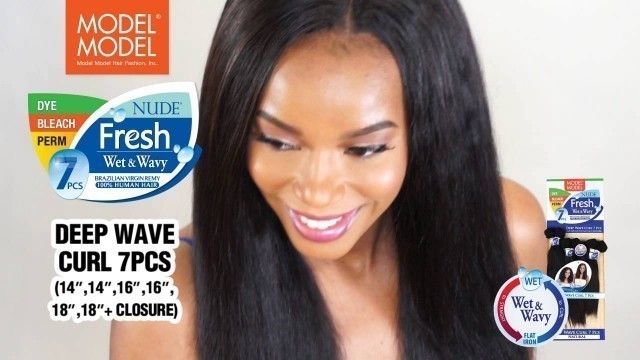 'MODEL MODEL FRESH WET & WAVY DEEP WAVE 7PCS'