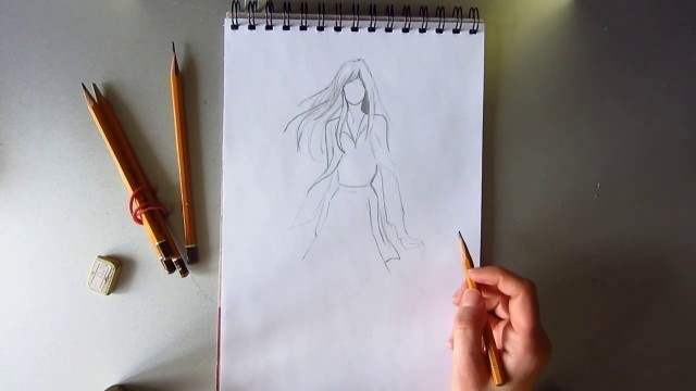 'Как нарисовать девушку. Fashion sketch'