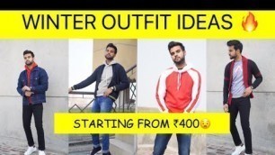 'Best Winter Outfit Ideas For Men In Budget | Winter Outfits For Men Under ₹999'