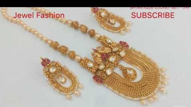 'Beautiful Gold Necklace designs Jewel Fashion'