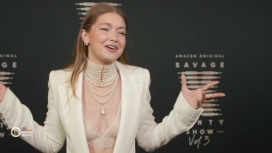 'Gigi Hadid at Rihanna\'s Savage X Fenty Show Vol. 3 | Celebrity Hunts |'