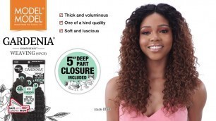 'Gardenia Beach Curl Multipack 4pc // Best Weaving Hair!'