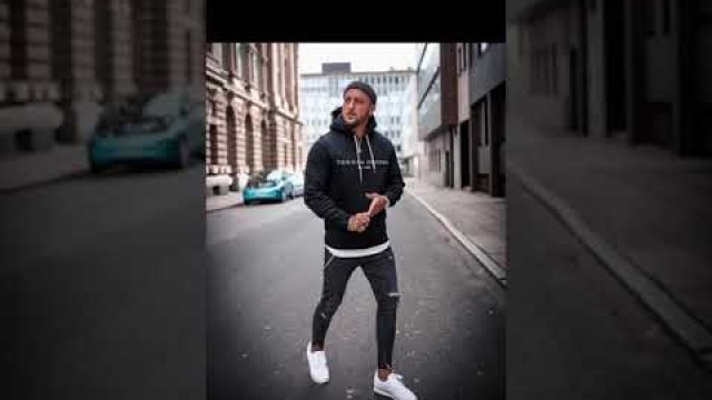 'Men\'s winter hoodies fashion street style |#Short video'