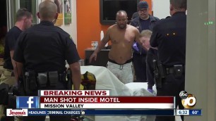 'Police investigate shooting at Mission Valley motel'