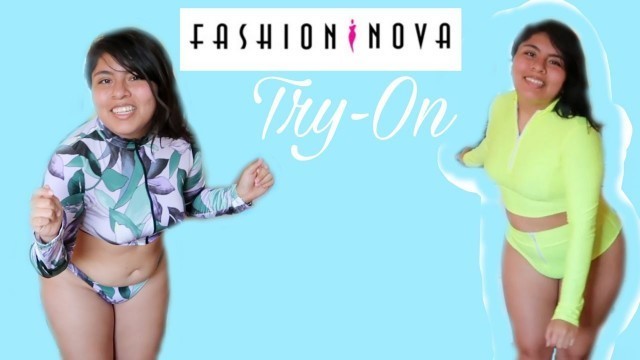 'Fashion Nova | Long-Sleeved Bikini Try-On + Review'