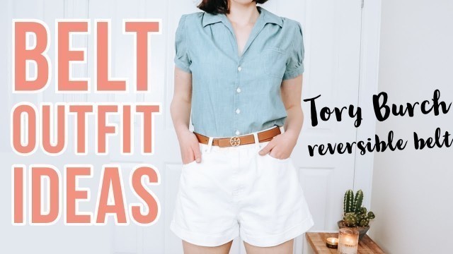 'Tory Burch 1\" Reversible Belt | Belt Outfit Ideas & Review'