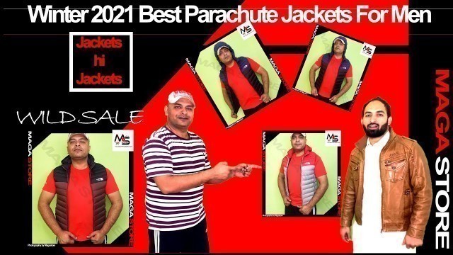 'Best Sleeveless Parachute Jackets with Hoodie For Men'