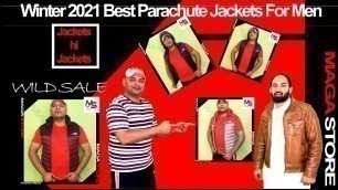 'Best Sleeveless Parachute Jackets with Hoodie For Men'