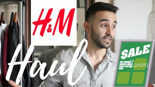 'H&M HUGE HAUL! MEN\'S FASHION WINTER 2017'