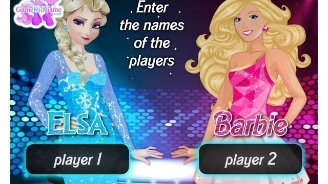 'Elsa  vs  Barbie- fashion contest'