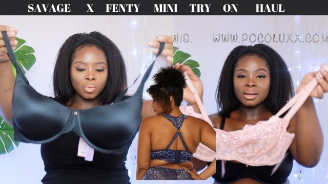 'SAVAGE X FENTY REVIEW TRY ON not sponsored| BRAS FOR FULLER BUSTS'