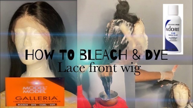 'HOW TO DYE LACE FRONT WIG|| MODEL MODEL HAIR 