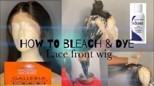 'HOW TO DYE LACE FRONT WIG|| MODEL MODEL HAIR 