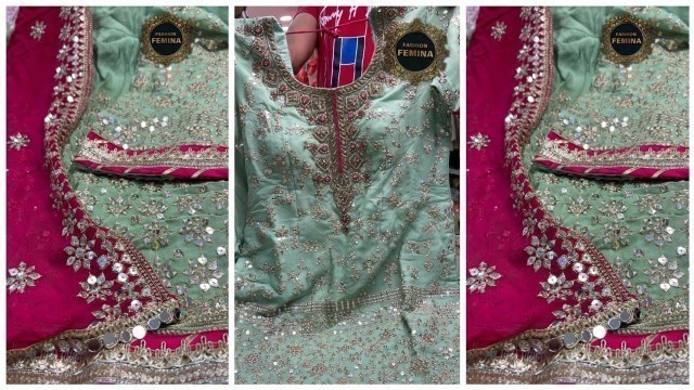 'Party Wear Punjabi Suit Collection With Heavy Dupatta 2021 || Fashion Femina Ludhiana'