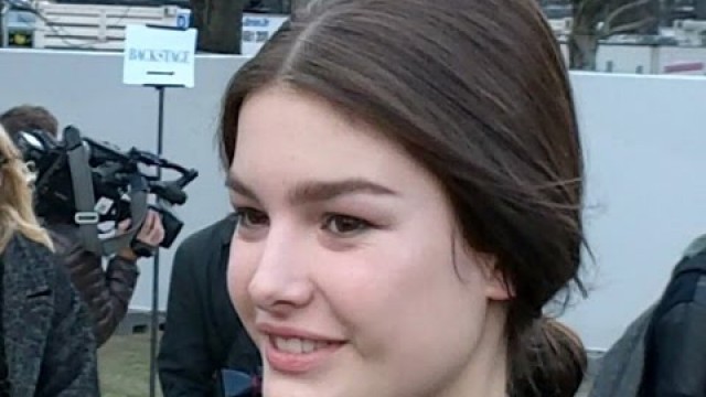 'Ophélie GUILLERMAND @ Paris Fashion Week March 2014 Show Valentino'