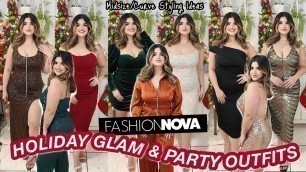 'FASHION NOVA HOLIDAY GLAM & PARTY OUTFITS *MIDSIZE/CURVY* (Size Large)'