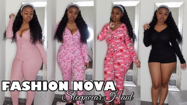 'FASHION NOVA SLEEPWEAR HAUL *Holiday Approved* (Vlogmas Day 8) | Luxury Tot'