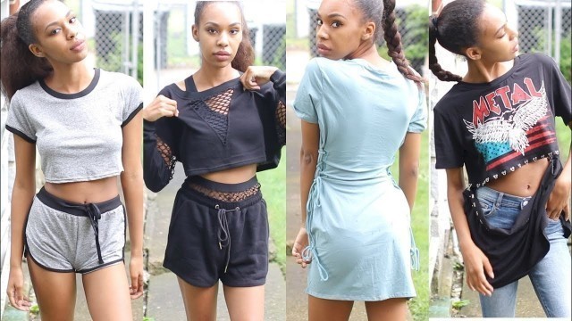 'Try ON HAUL- HUGE Fashion Nova Haul HONEST REVIEW- more!'