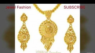 '22 Carat Gold Jewellery Necklace Designs Jewel Fashion'