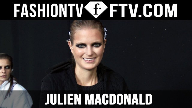 'Makeup from Julien MacDonald Spring 2016 Show London Fashion Week | FTV.com'