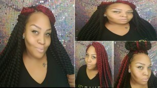 'Model Model Crochet Braids Tutorial ● JUMBO SENEGALESE TWIST ● DETAILED'