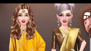 'fashion show game indian style makeup and dressup | Play on Barbie Games'