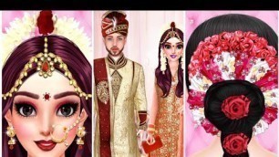 'Indian designer dresses fashion salon for wedding part 2 || Fun games'