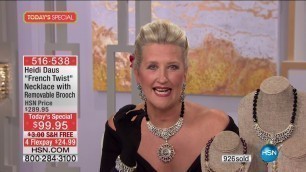 'HSN | Heidi Daus Fashion Jewelry Gifts 11.01.2016 - 12 AM'