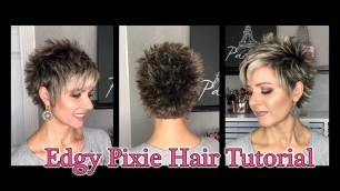 'Hair Tutorial: Edgy Pixie Style'