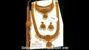 'Sangeetha fashions// Semi bridel jewel set 