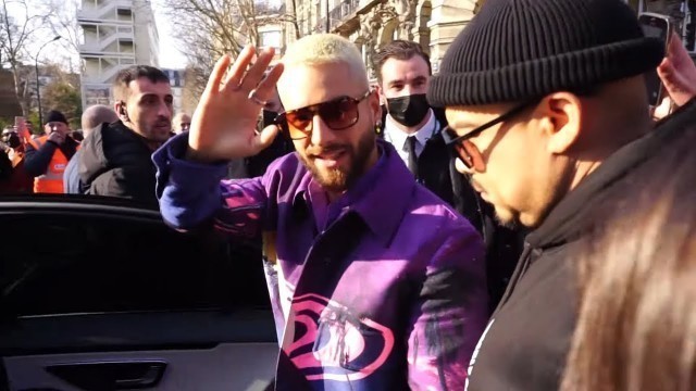 'Saluto Maluma alla sfilata di Valentino a Parigi 