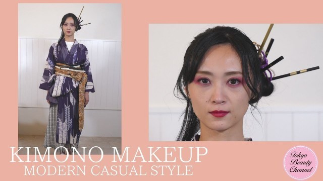 'KIMONO MAKEUP Modern Casual Style'